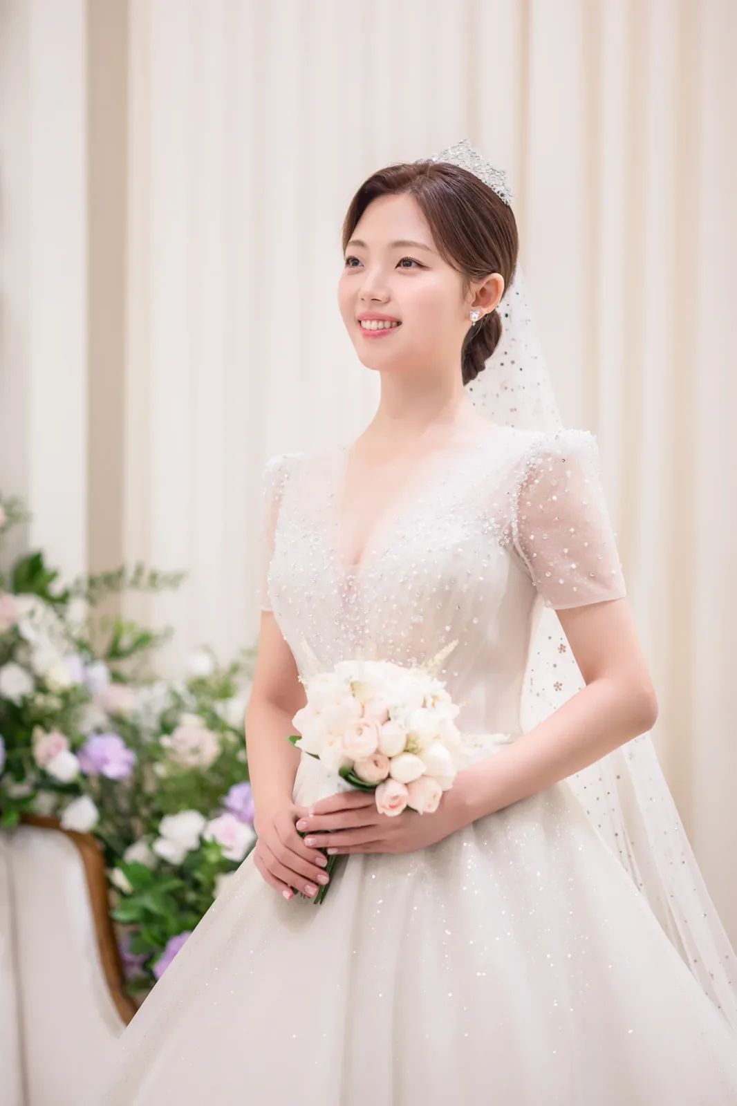 아펠가모 공덕 라로브홀 신부대기실사진 신부 단독 포트레이트