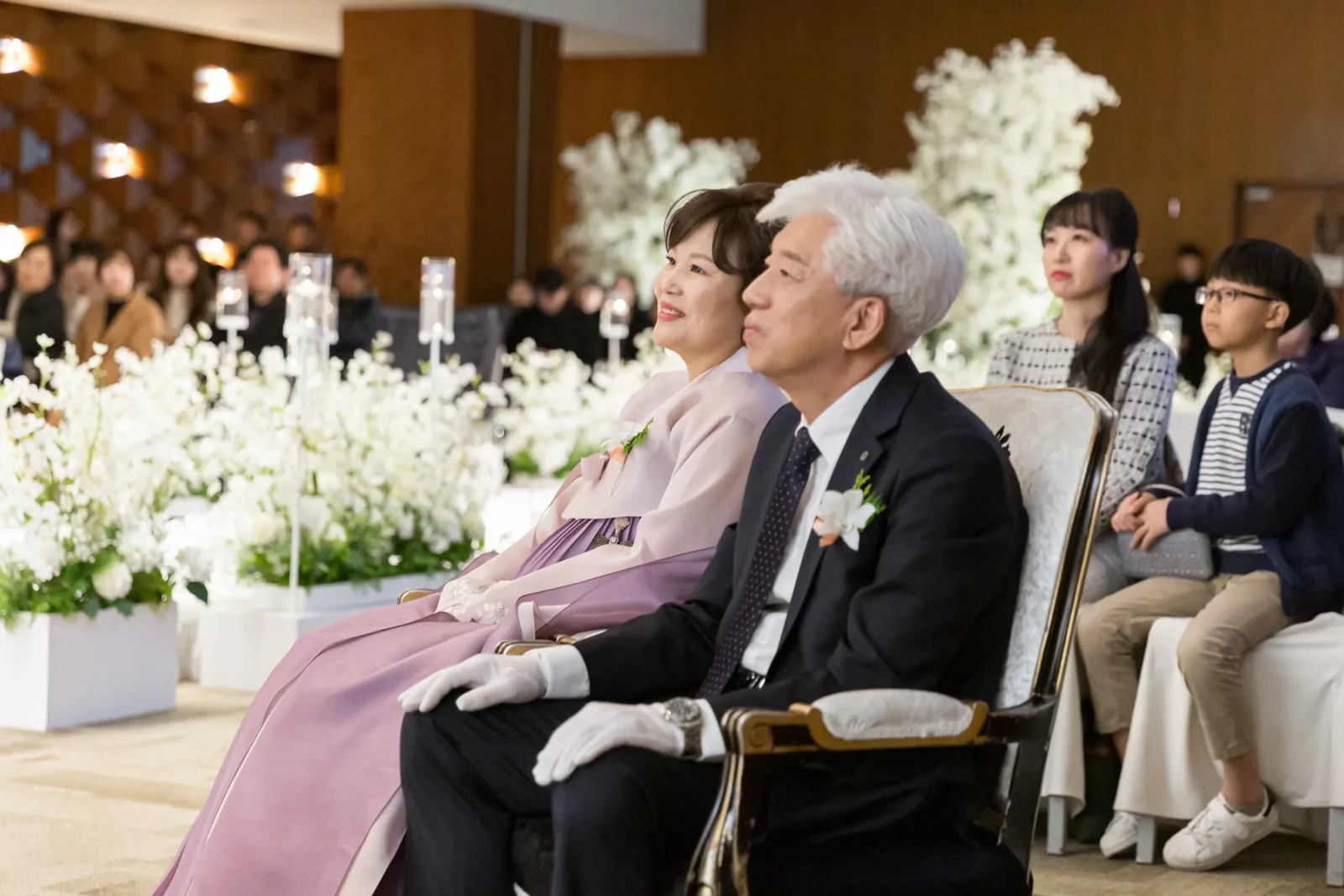 삼성E&A 본식사진패키지 하객석의 혼주